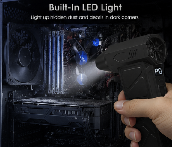 JetCore™ Pro Cordless Air Duster + Kit Set